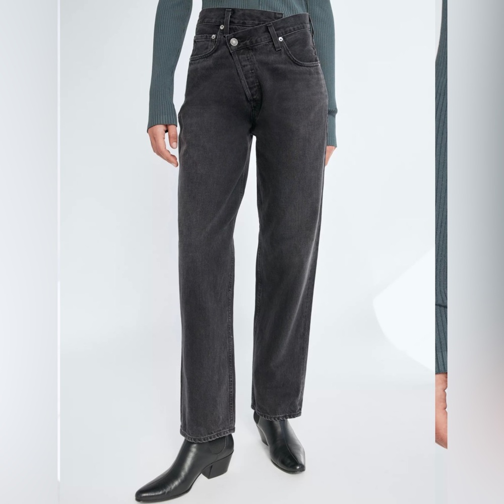 Agolde criss cross jeans